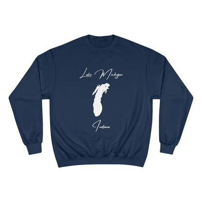 Indiana  Lake  Michigan  Sweatshirt  front  position  view  from  front  navy.webp