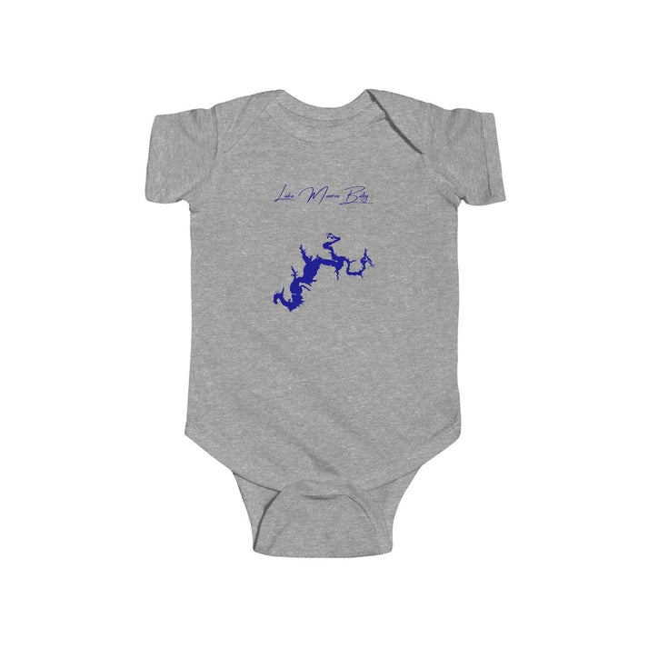 Indiana  Lake  Monroe  Onesie  front  position  view  from  front  heather.webp