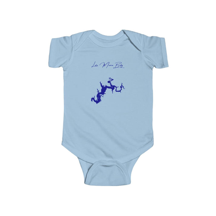 Indiana  Lake  Monroe  Onesie  front  position  view  from  front  light  blue.webp
