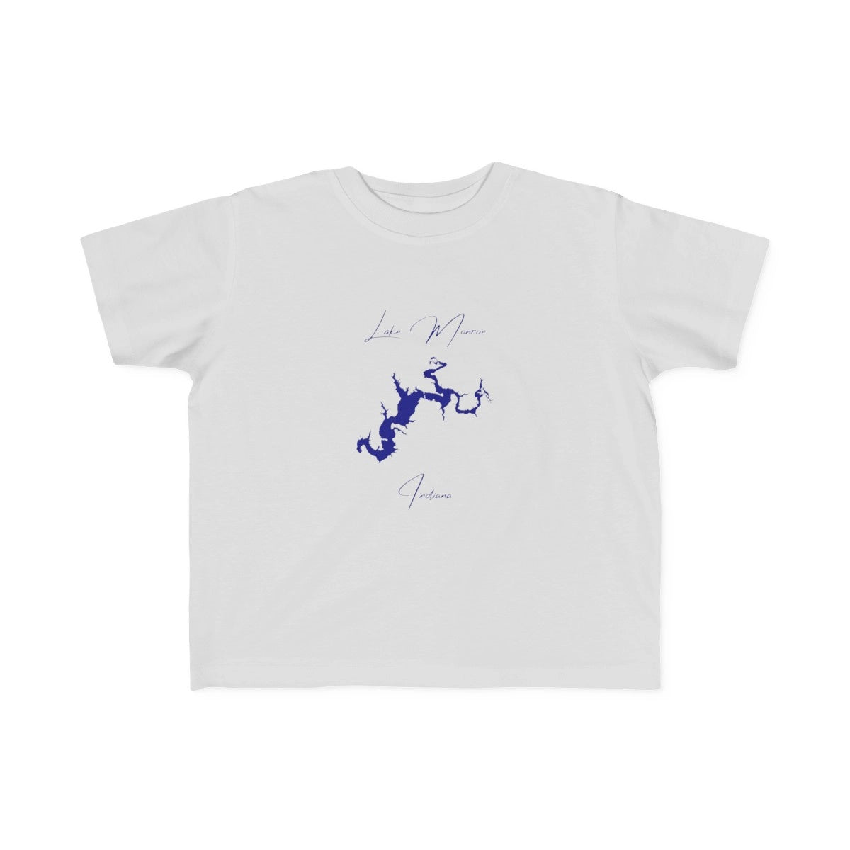 Indiana  Lake  Monroe  Toddler  T-shirt  front  position  view  from  front  silver.webp