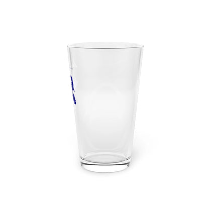 Indiana  Lake  Papakeechie  16oz  Pint  Glass  front  position  view  from  right  16oz.webp