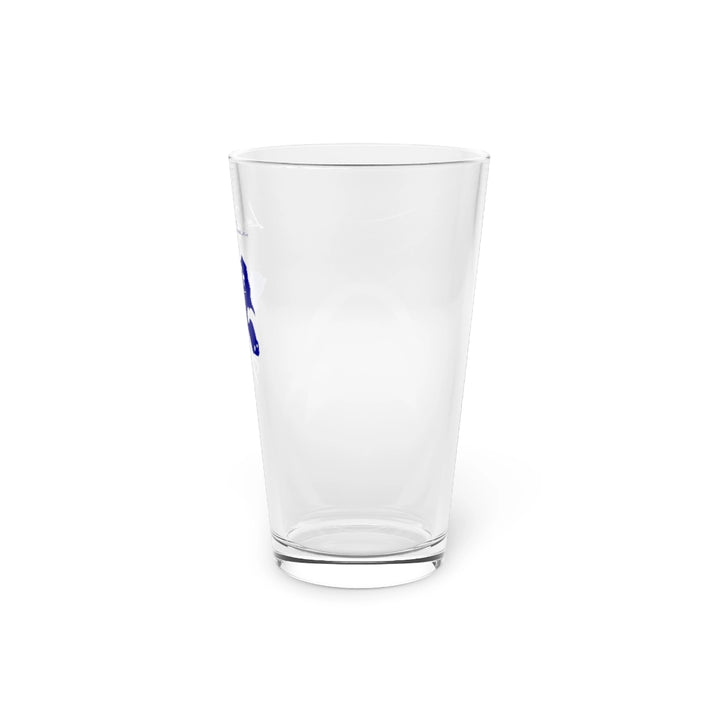 Indiana  Lake  Papakeechie  16oz  Pint  Glass  front  position  view  from  right  16oz.webp