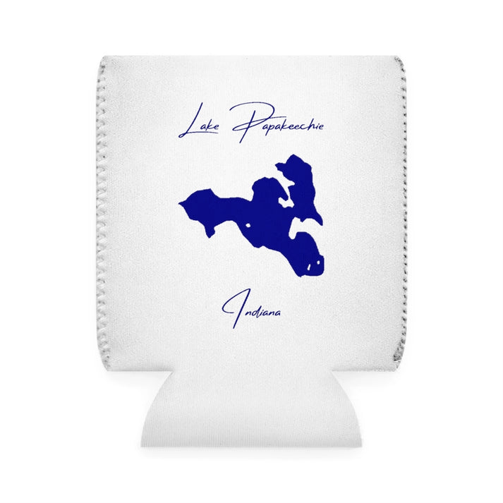 Indiana  Lake  Papakeechie  Can  Koozie  front  position  view  from  front-1  white.webp