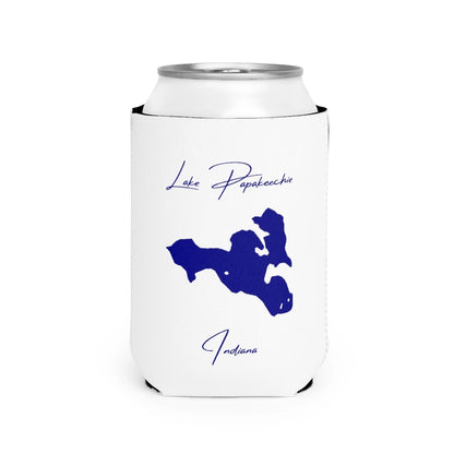 Indiana  Lake  Papakeechie  Can  Koozie  front  position  view  from  front-2  white.webp