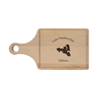 Indiana  Lake  Papakeechie  Engraved  Cutting  Board  front  position  view  from  front  maple.webp