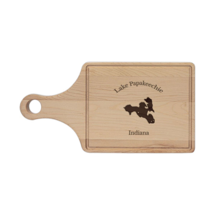 Indiana  Lake  Papakeechie  Engraved  Cutting  Board  front  position  view  from  front  maple.webp