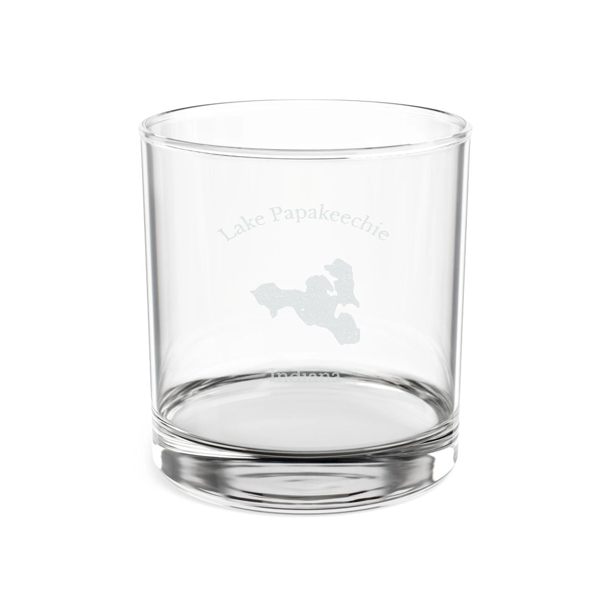 Indiana  Lake  Papakeechie  Engraved  Whiskey  Glass  other  position  view  from  front  10.5oz.webp