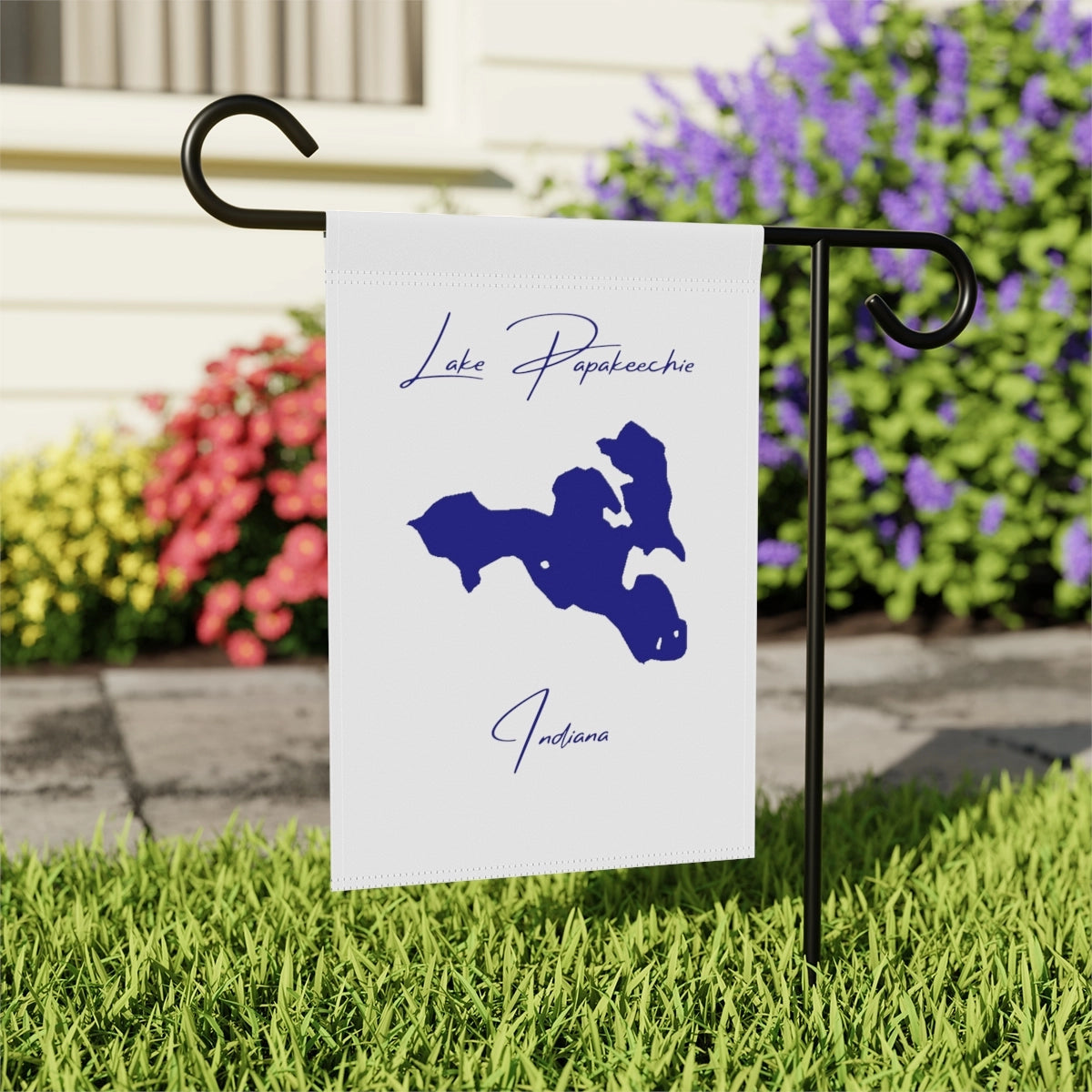 Indiana  Lake  Papakeechie  Garden  Banner  other  position  view  from  context-2  12''  x  18''.webp