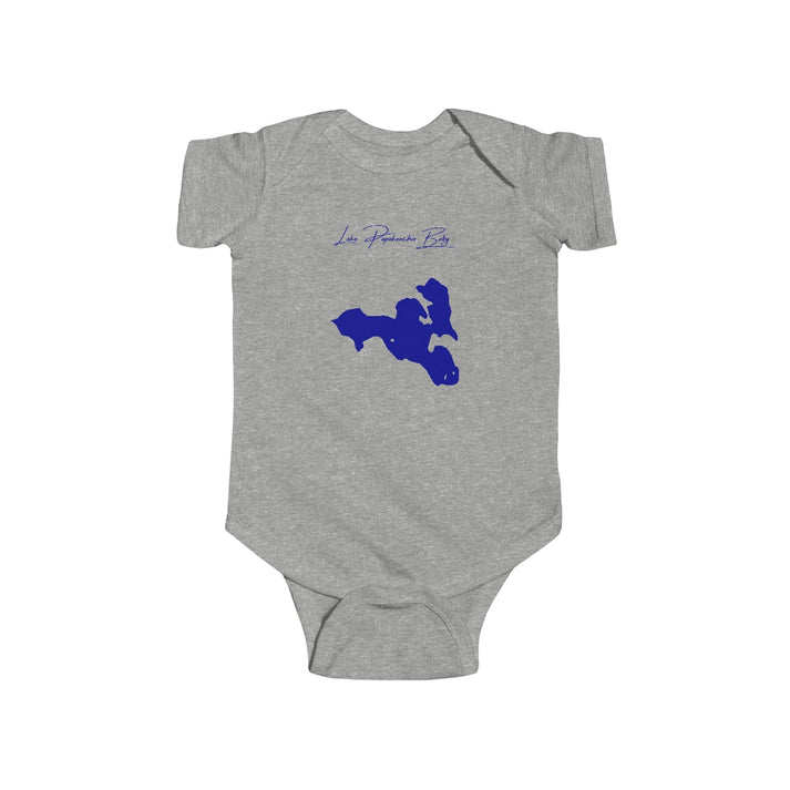 Indiana  Lake  Papakeechie  Onesie  front  position  view  from  front  heather.webp
