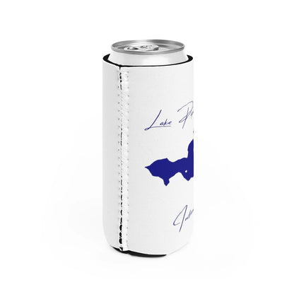 Indiana  Lake  Papakeechie  Slim  Can  Koozie  all  position  view  from  right  white.webp