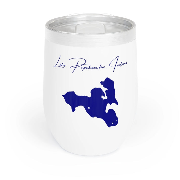Indiana  Lake  Papakeechie  Wine  Tumbler  front  position  view  from  front  white.webp
