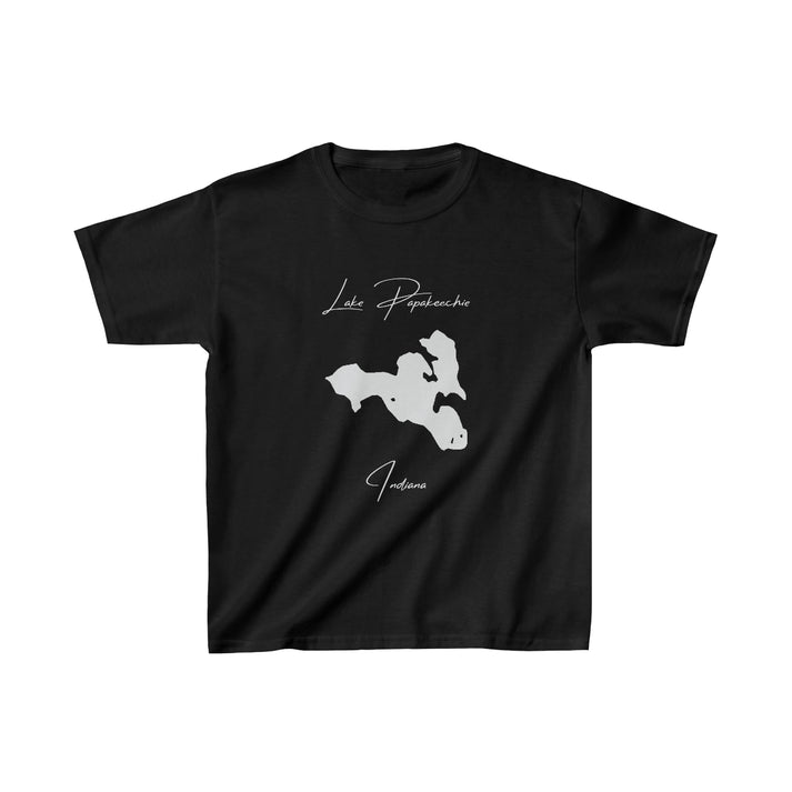 Indiana  Lake  Papakeechie  Youth  T-shirt  front  position  view  from  front  black.webp