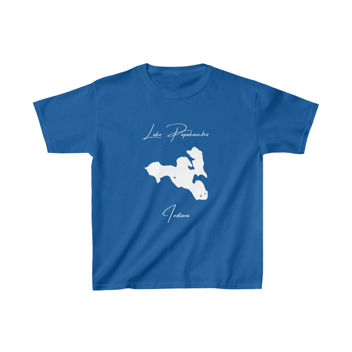 Indiana  Lake  Papakeechie  Youth  T-shirt  front  position  view  from  front  royal.webp