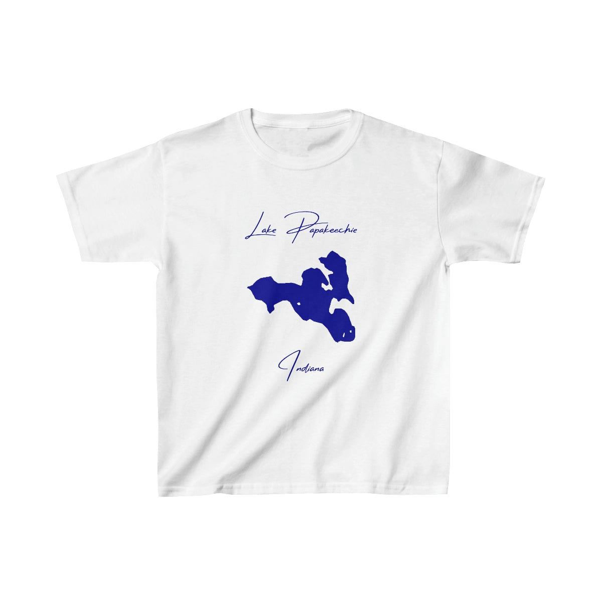 Indiana  Lake  Papakeechie  Youth  T-shirt  front  position  view  from  front  white.webp