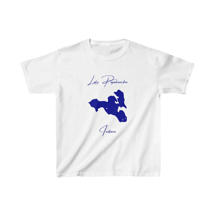 Indiana  Lake  Papakeechie  Youth  T-shirt  front  position  view  from  front  white.webp
