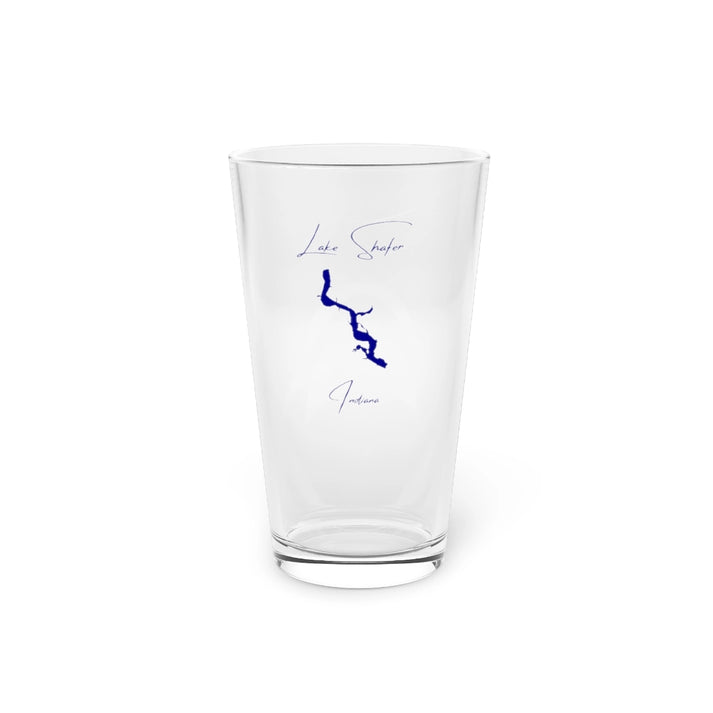 Indiana  Lake  Shafer  16oz  Pint  Glass  front  position  view  from  front  16oz.webp