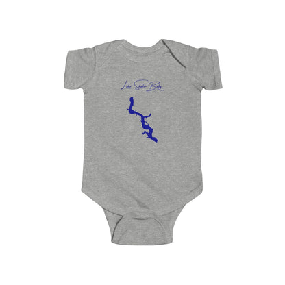 Indiana  Lake  Shafer  Onesie  front  position  view  from  front  heather.webp