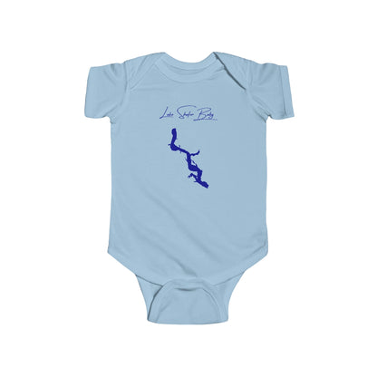 Indiana  Lake  Shafer  Onesie  front  position  view  from  front  light  blue.webp