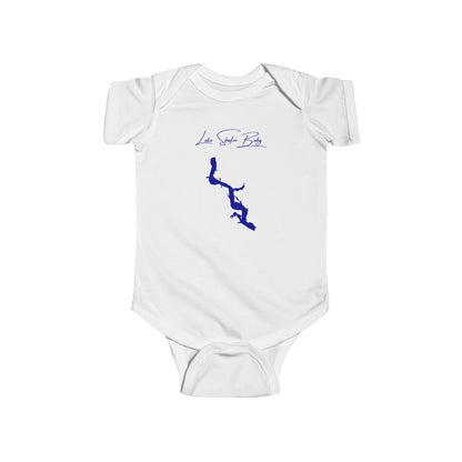 Indiana  Lake  Shafer  Onesie  front  position  view  from  front  white.webp