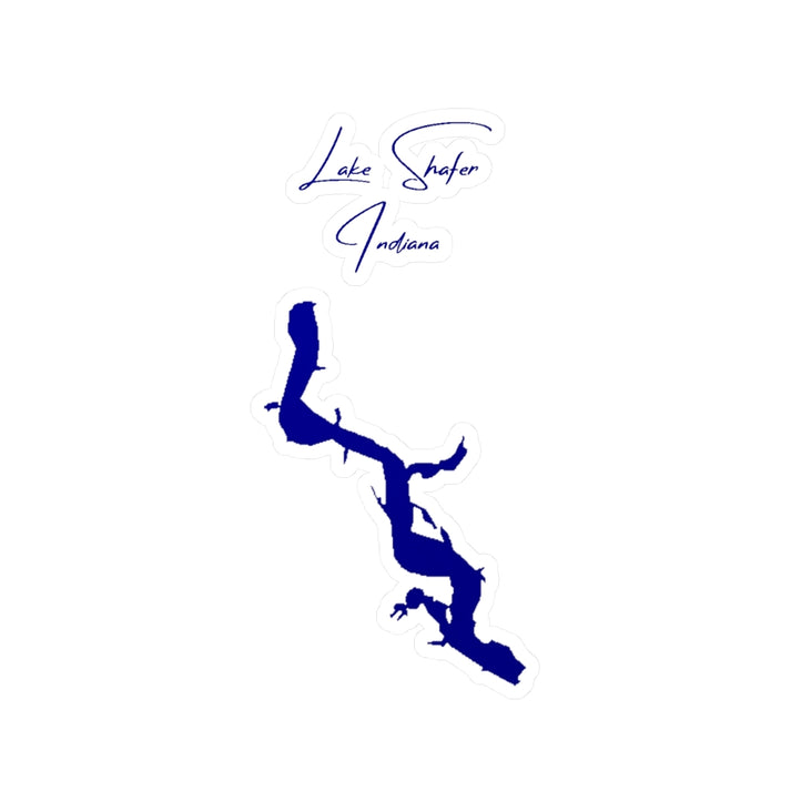 Indiana  Lake  Shafer  Vinyl  Decal  other  position  view  from  front  4  x  6.webp