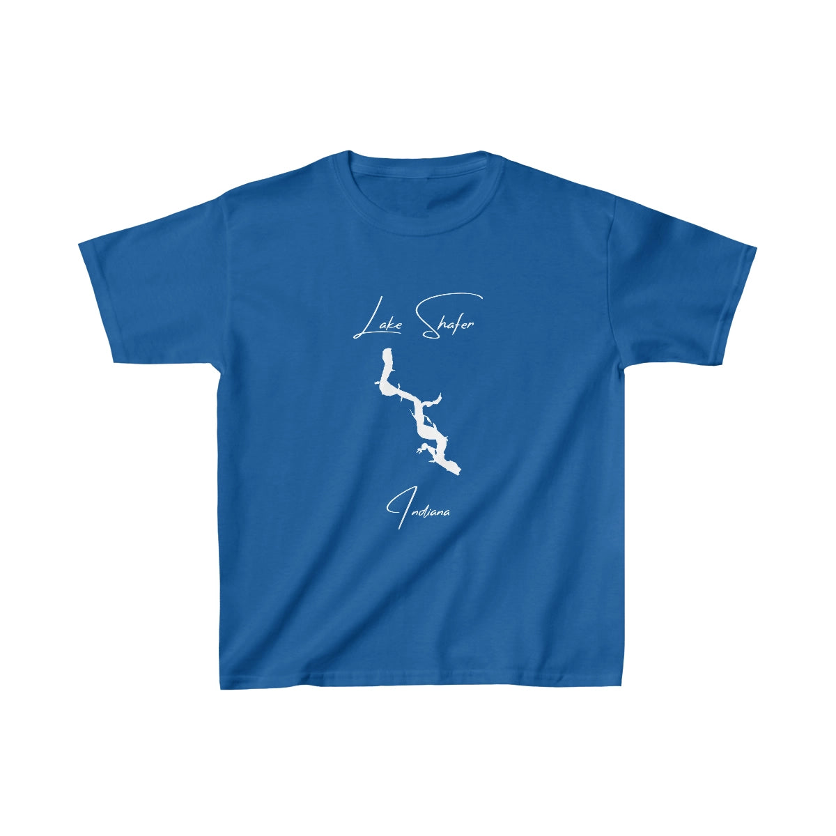 Indiana  Lake  Shafer  Youth  T-shirt  front  position  view  from  front  royal.webp