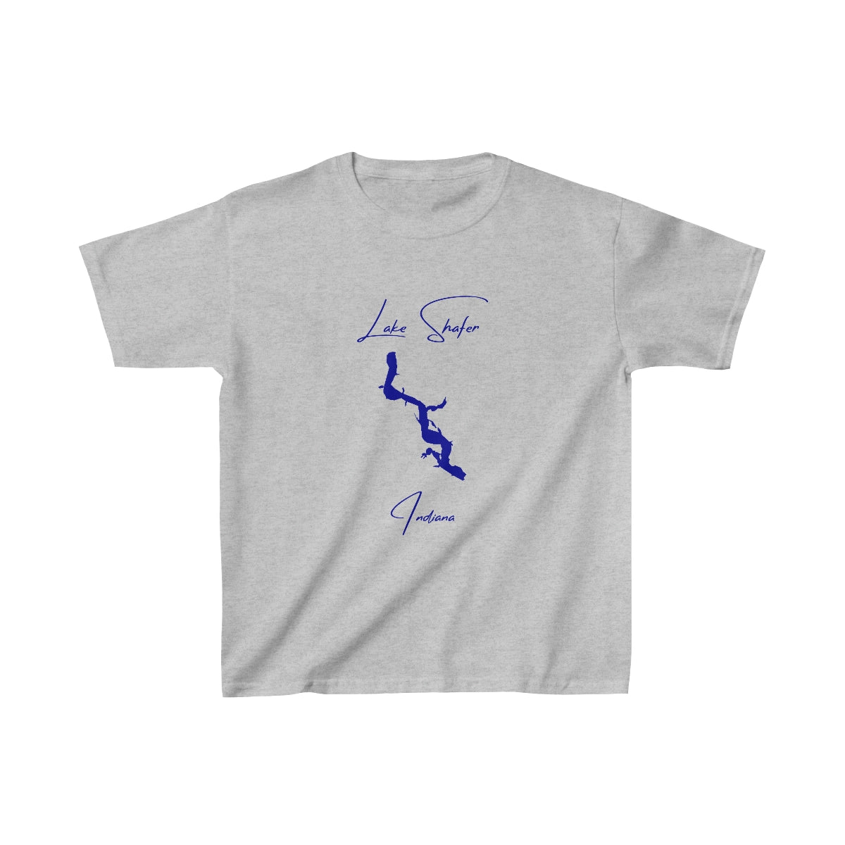 Indiana  Lake  Shafer  Youth  T-shirt  front  position  view  from  front  sport  grey.webp