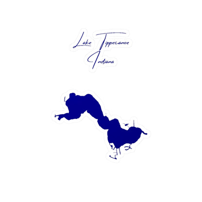 Indiana  Lake  Tippecanoe  Vinyl  Decal  other  position  view  from  front  4  x  6.webp