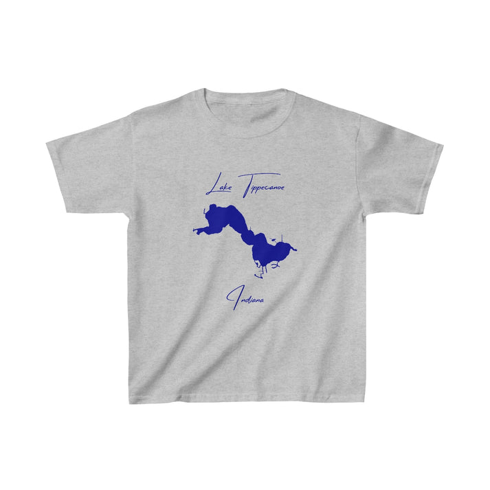 Indiana  Lake  Tippecanoe  Youth  T-shirt  front  position  view  from  front  sport  grey.webp