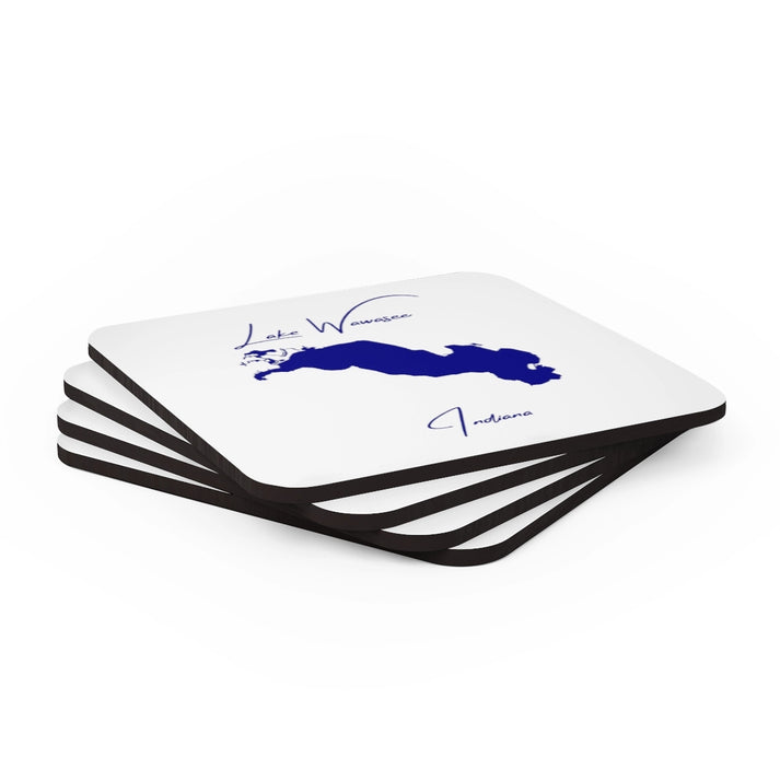 Indiana  Lake  Wawasee  Coaster  Set  front  position  view  from  stacked  3.75  x  3.75.webp