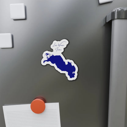 Indiana  Lake  Wawasee  Die  Cut  Magnet  front  position  view  from  context-1  4  x  4.webp