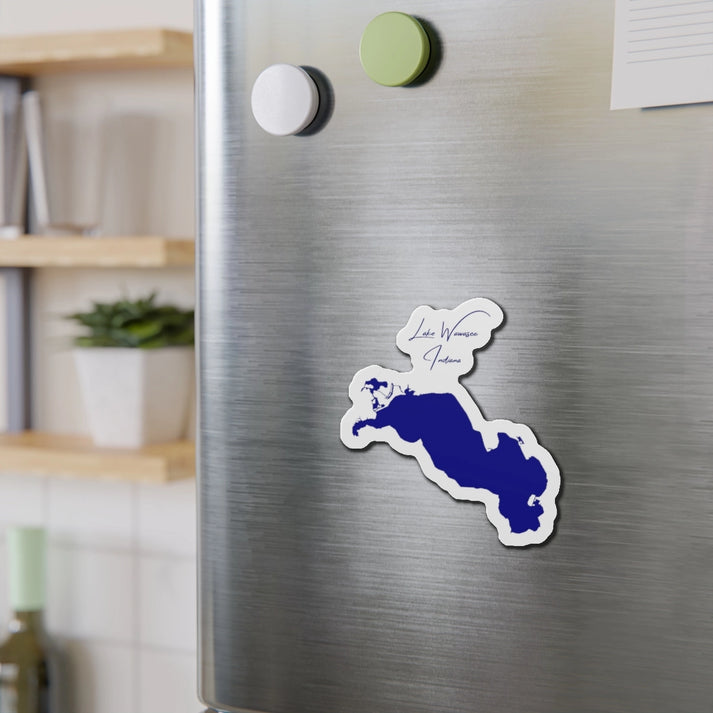 Indiana  Lake  Wawasee  Die  Cut  Magnet  front  position  view  from  context-2  4  x  4.webp