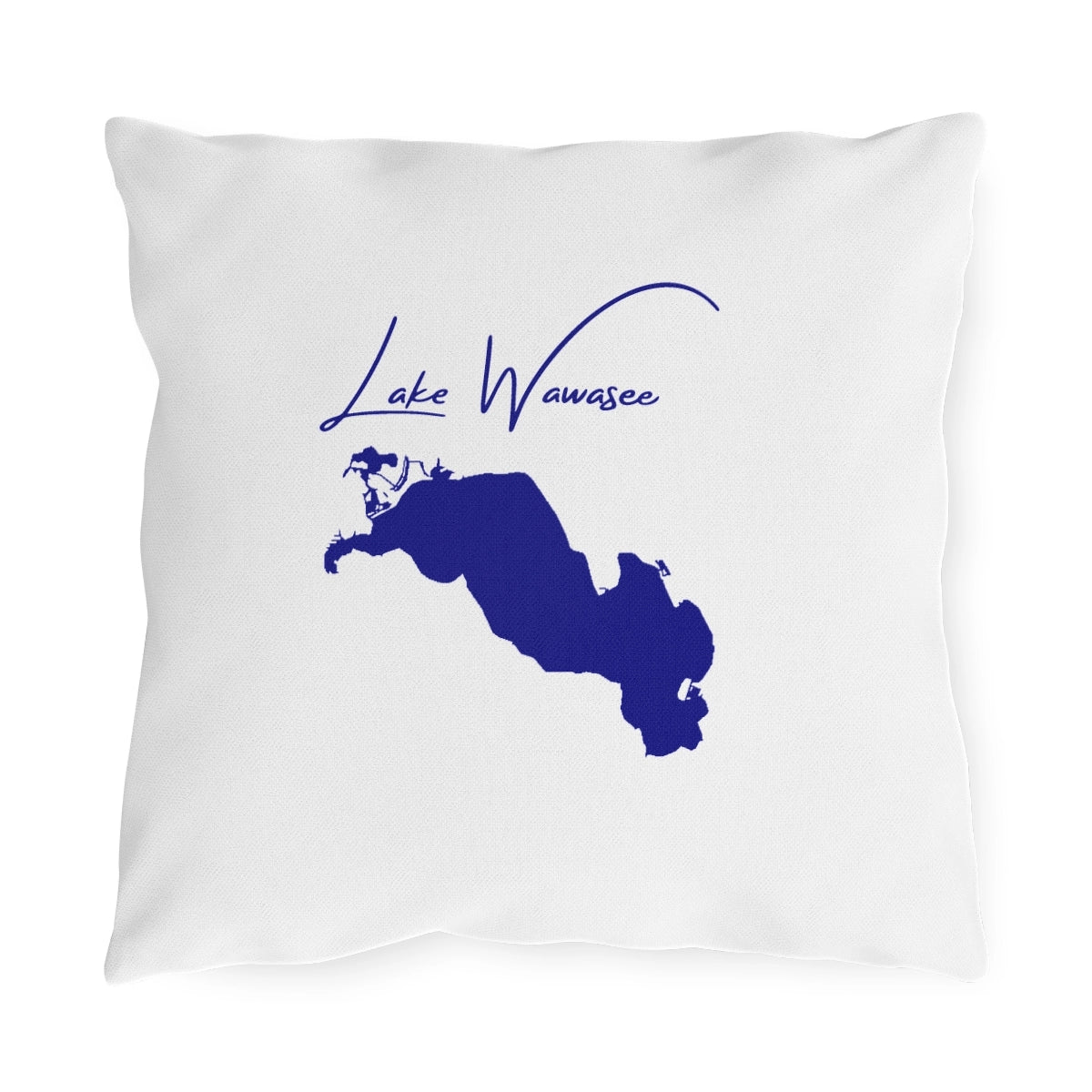 Indiana  Lake  Wawasee  Outdoor  Pillow  front  position  view  from  front  16  x  16.webp