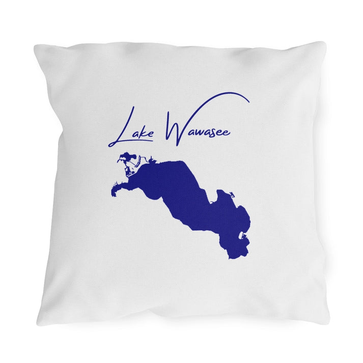 Indiana  Lake  Wawasee  Outdoor  Pillow  front  position  view  from  front  18  x  18.webp