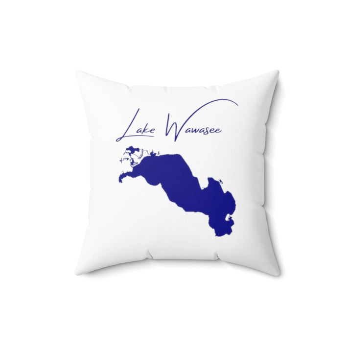 Indiana  Lake  Wawasee  Pillow  front  position  view  from  back  16  x  16.webp