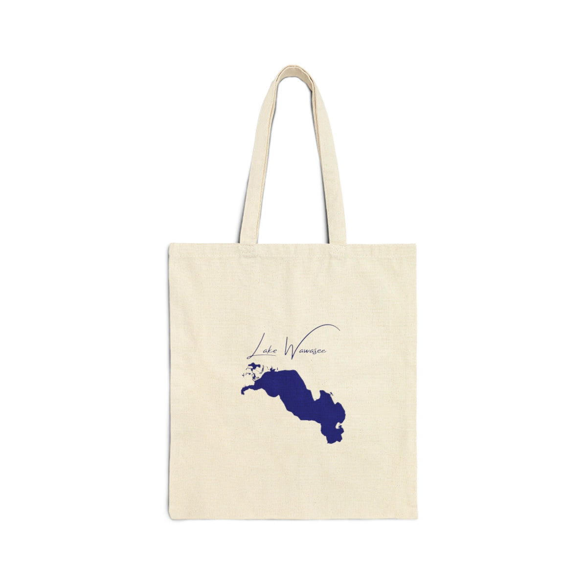 Indiana  Lake  Wawasee  Tote  Bag  front  position  view  from  front  15  x  16.webp