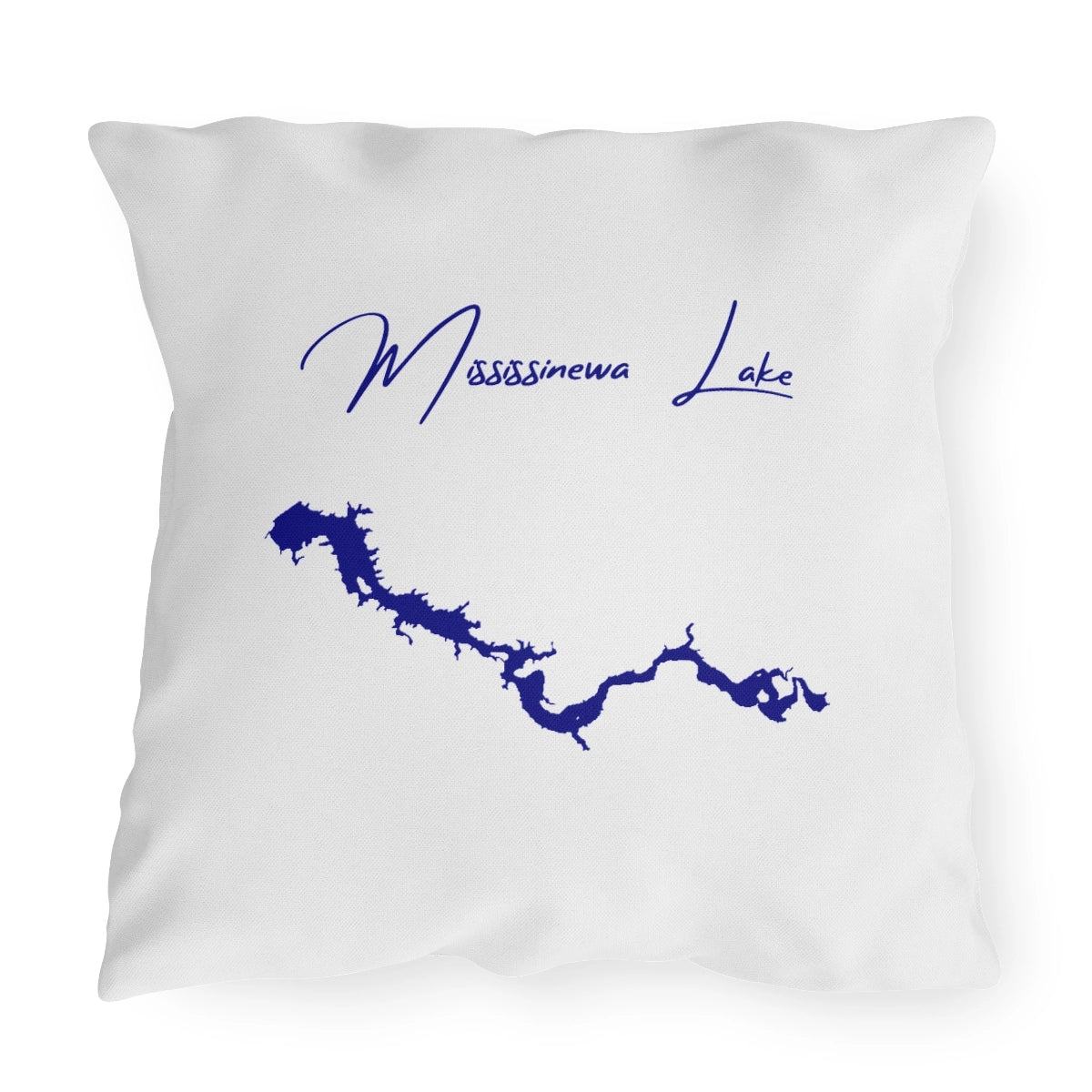 Indiana  Mississinewa  Lake  Outdoor  Pillow  front  position  view  from  front  20  x  20.webp
