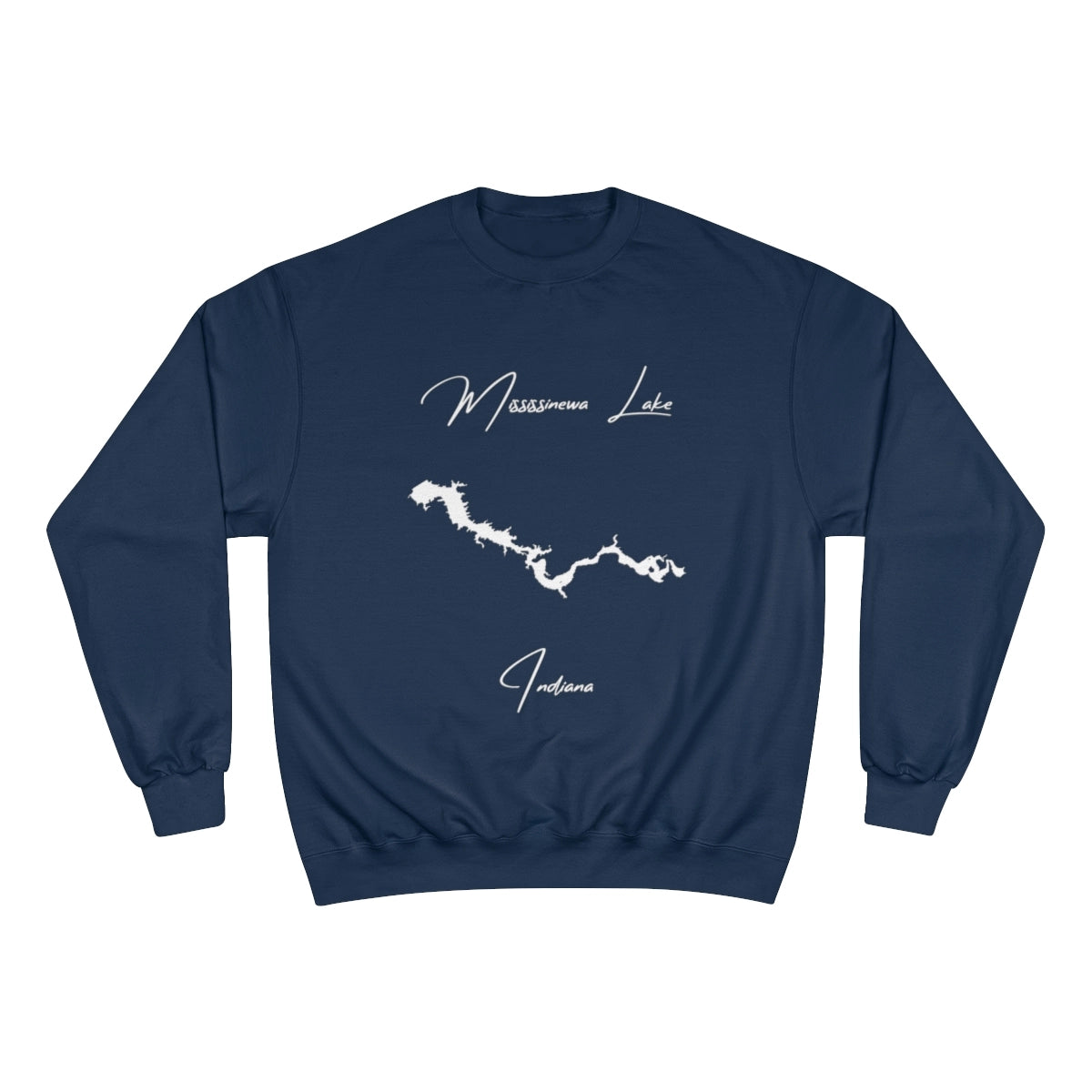 Indiana  Mississinewa  Lake  Sweatshirt  front  position  view  from  front  navy.webp