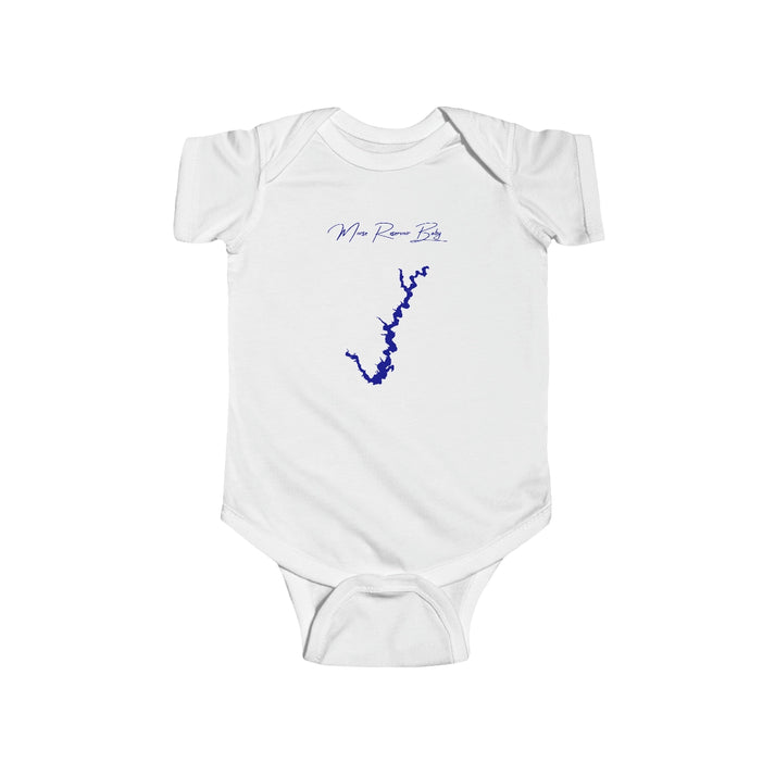 Indiana  Morse  Reservoir  Onesie  front  position  view  from  front  white.webp