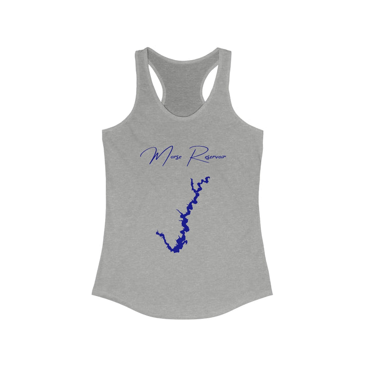 Indiana  Morse  Reservoir  Racerback-Tank  front  position  view  from  front  heather  grey.webp