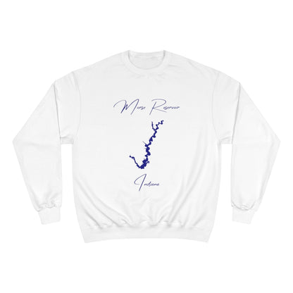 Indiana  Morse  Reservoir  Sweatshirt  front  position  view  from  front  white.webp