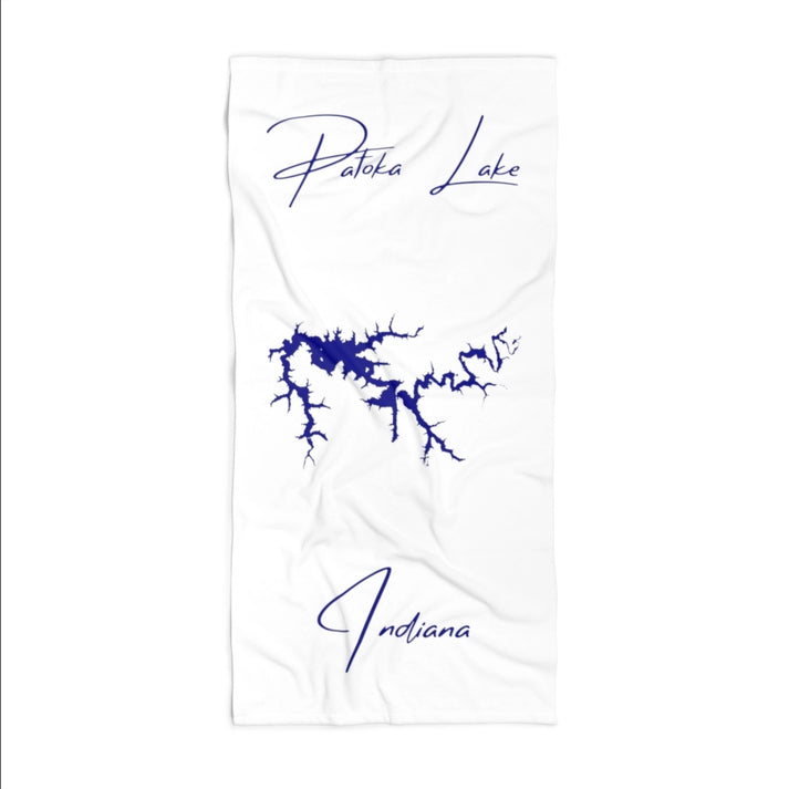 Indiana  Patoka  Lake  Beach  Towel  front  position  view  from  front  36  x  72.webp