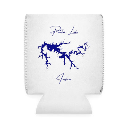 Indiana  Patoka  Lake  Can  Koozie  front  position  view  from  front-1  white.webp