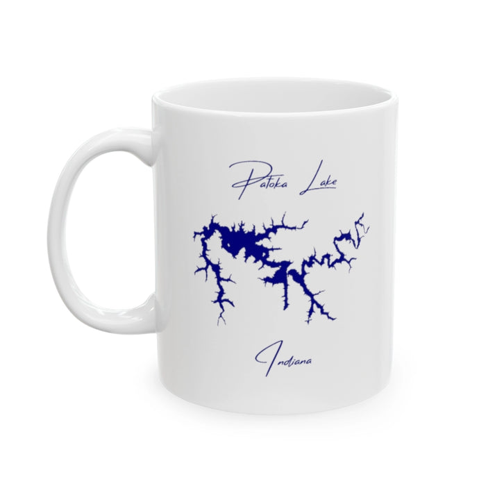 Indiana  Patoka  Lake  Ceramic  Mug  other  position  view  from  left  11oz.webp