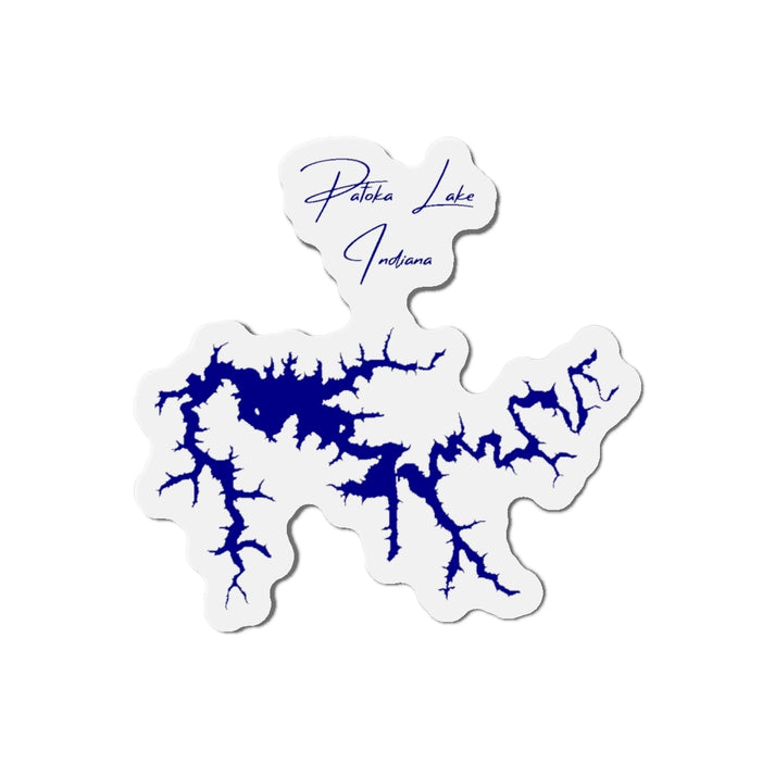 Indiana  Patoka  Lake  Die  Cut  Magnet  front  position  view  from  front  4  x  4.webp