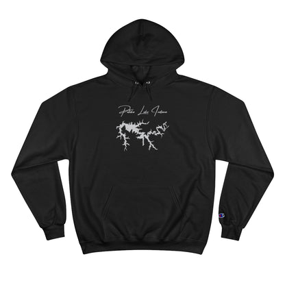 Indiana  Patoka  Lake  Hoodie  front  position  view  from  front  black.webp