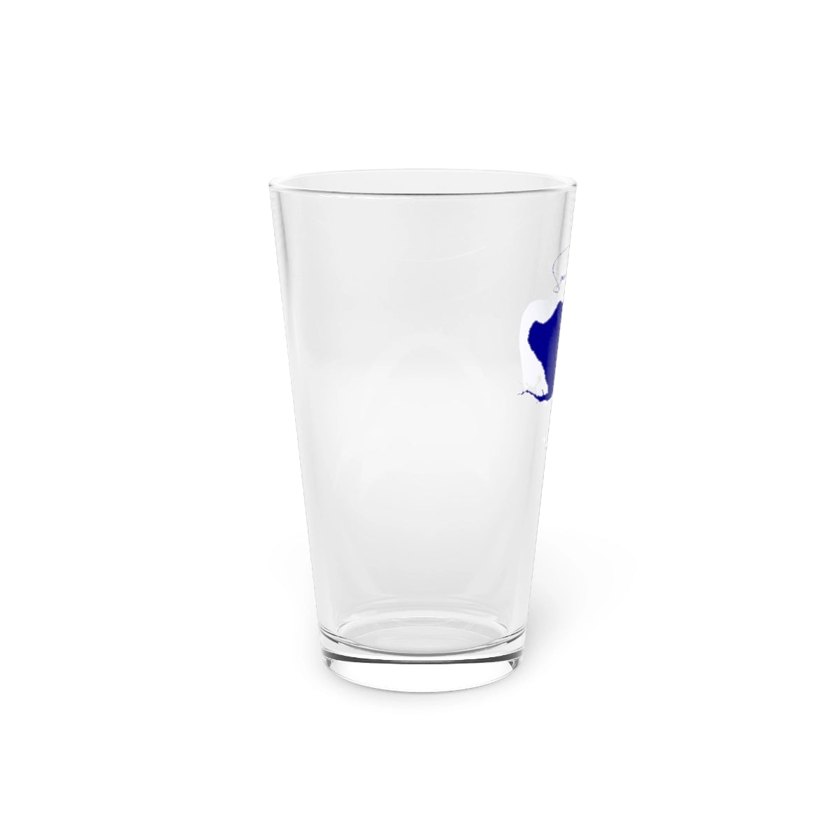 Indiana  Syracuse  Lake  16oz  Pint  Glass  front  position  view  from  left  16oz.webp