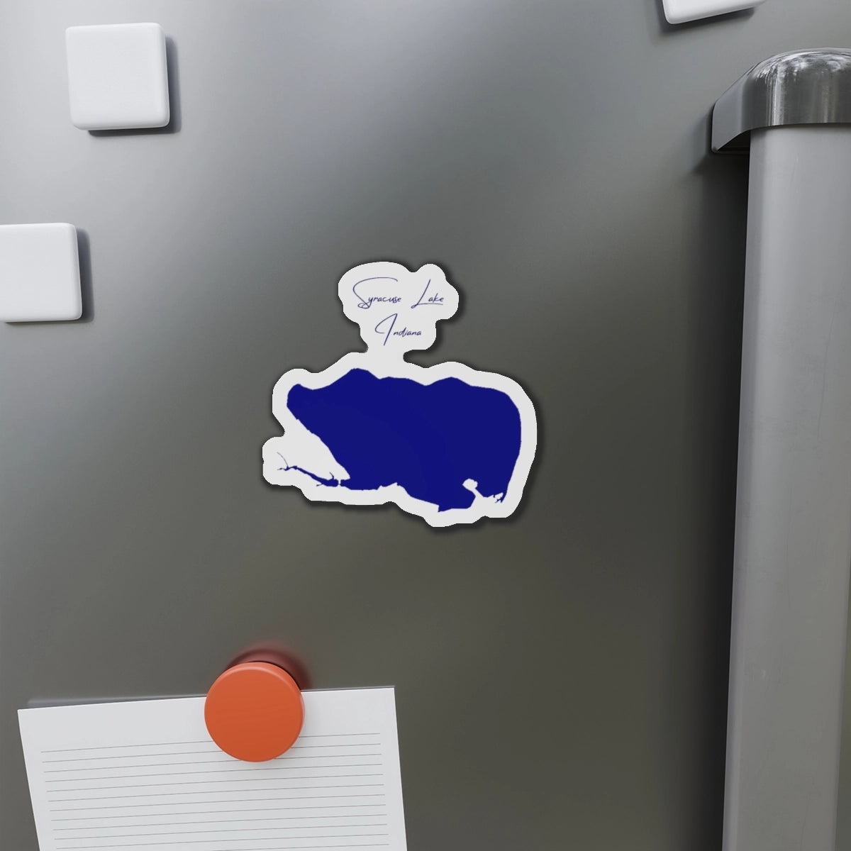 Indiana  Syracuse  Lake  Die  Cut  Magnet  front  position  view  from  context-1  4  x  4.webp