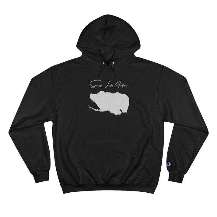 Indiana  Syracuse  Lake  Hoodie  front  position  view  from  front  black.webp