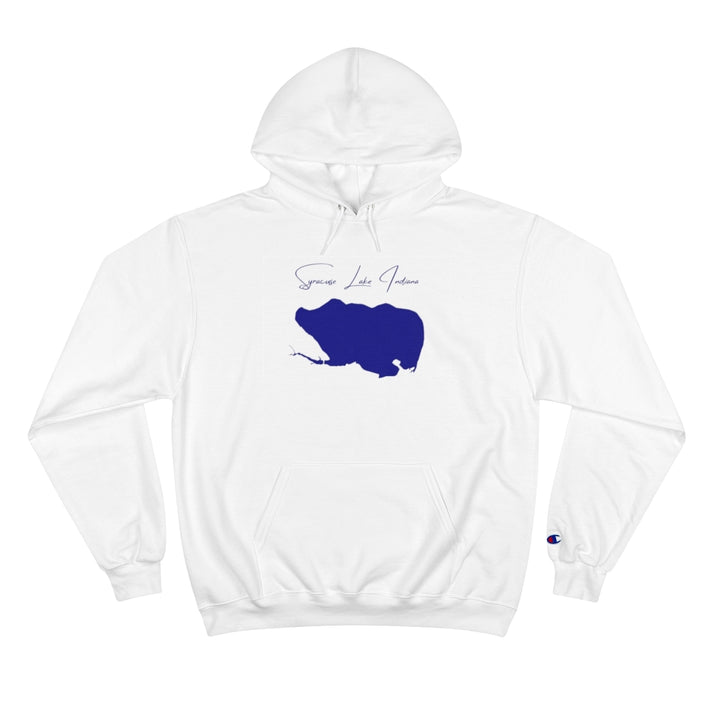 Indiana  Syracuse  Lake  Hoodie  front  position  view  from  front  white.webp