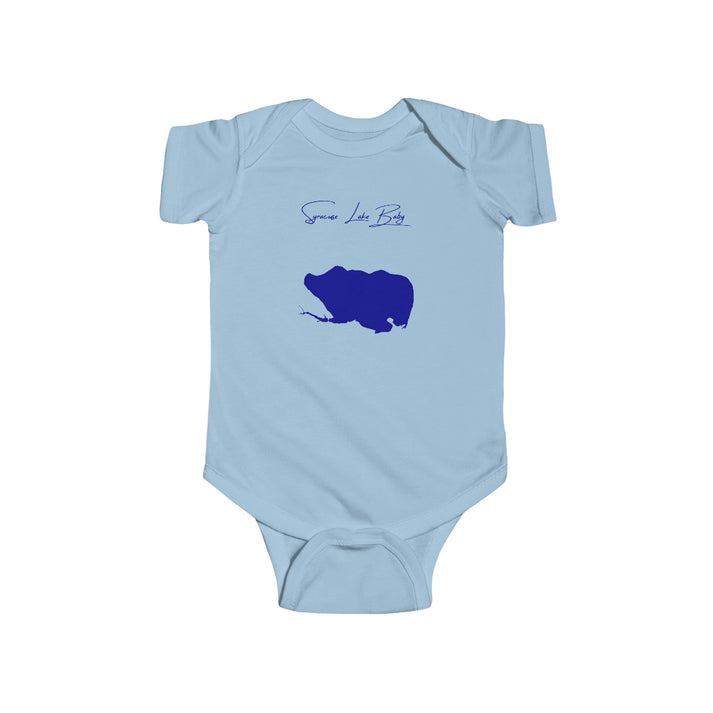 Indiana  Syracuse  Lake  Onesie  front  position  view  from  front  light  blue.webp